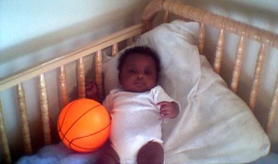 Here I am getting ready to go shoot some hoops (whast's hoops)